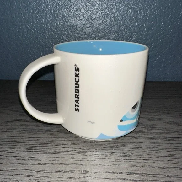 Starbucks Lake Tahoe You Are Here Collection 14oz Coffee Mug Sierra Nevada - Picture 3 of 5